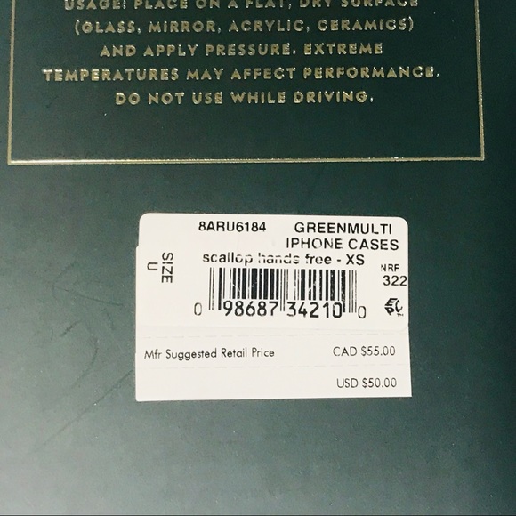 IPhone XS/X Kate Spade hands free cell phone case - Picture 7 of 7